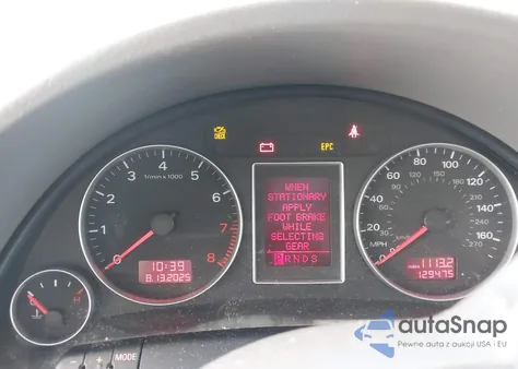 2007 Audi A4 2.0T из США, поврежденный, VIN WAUAF78E67A063908